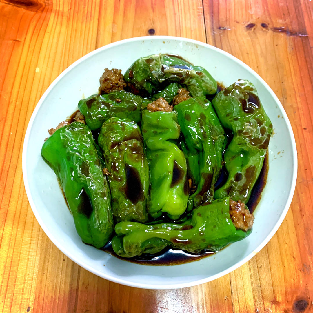 虎皮青椒酿肉