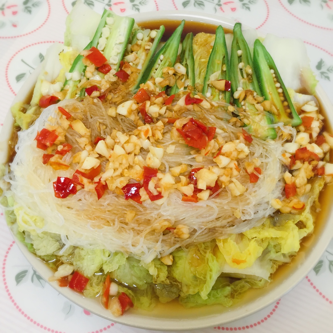 蒜蓉粉丝娃娃菜
