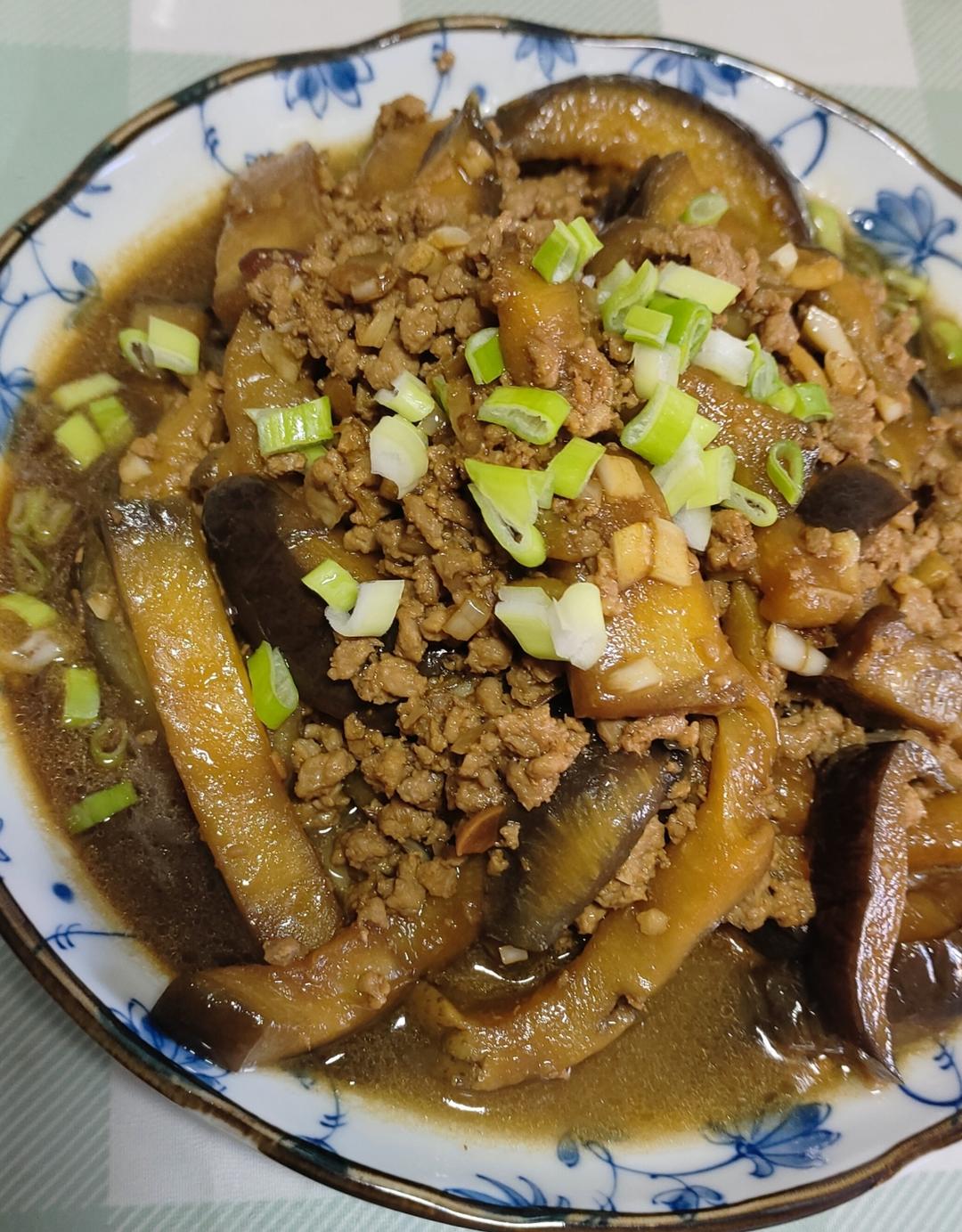 极简家常肉末茄子，不腌不蒸不过油