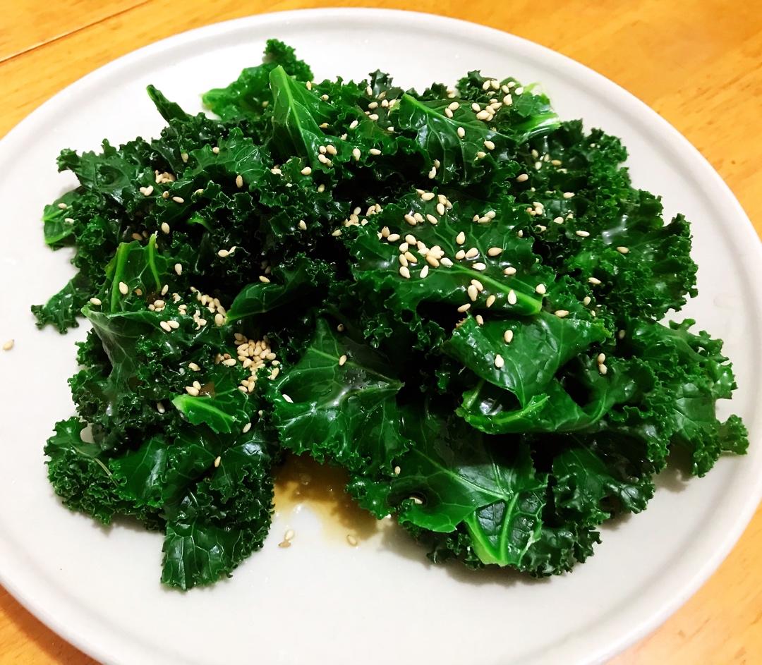 小k的鼠窝做的【健康三餐】凉拌羽衣甘蓝