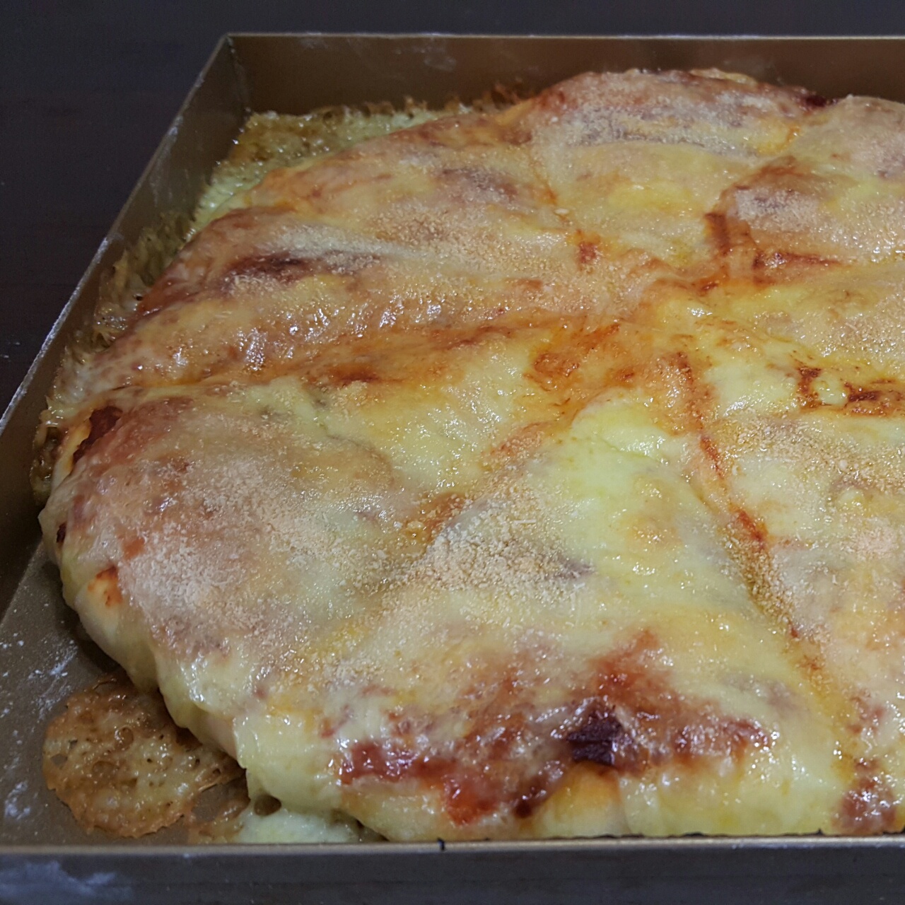 栀子花开做的必胜客芝士条