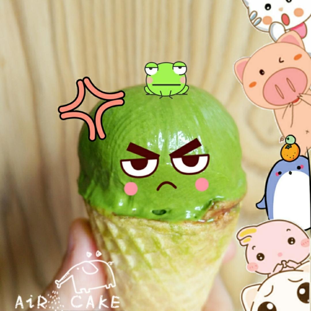 跟做有奖|最好吃的抹茶白巧冰淇淋