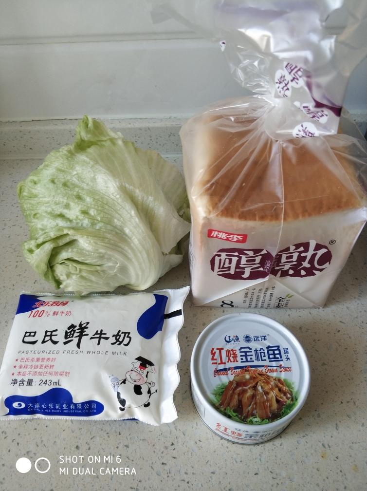 纯奶手撕吐司的做法 步骤1
