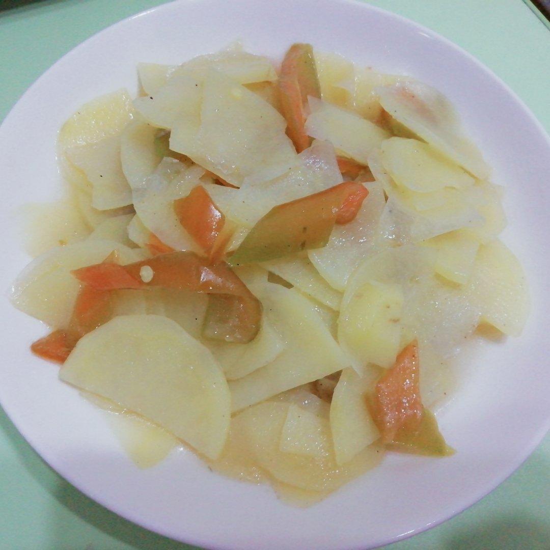 青椒炒土豆片
