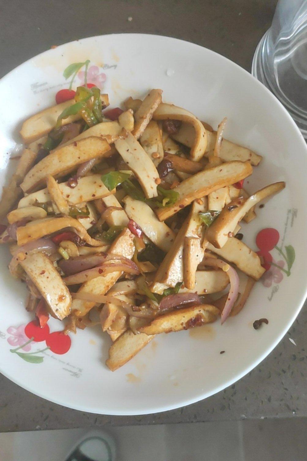 青椒豆腐干