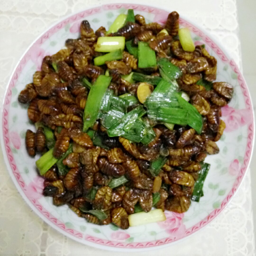 炒蚕蛹