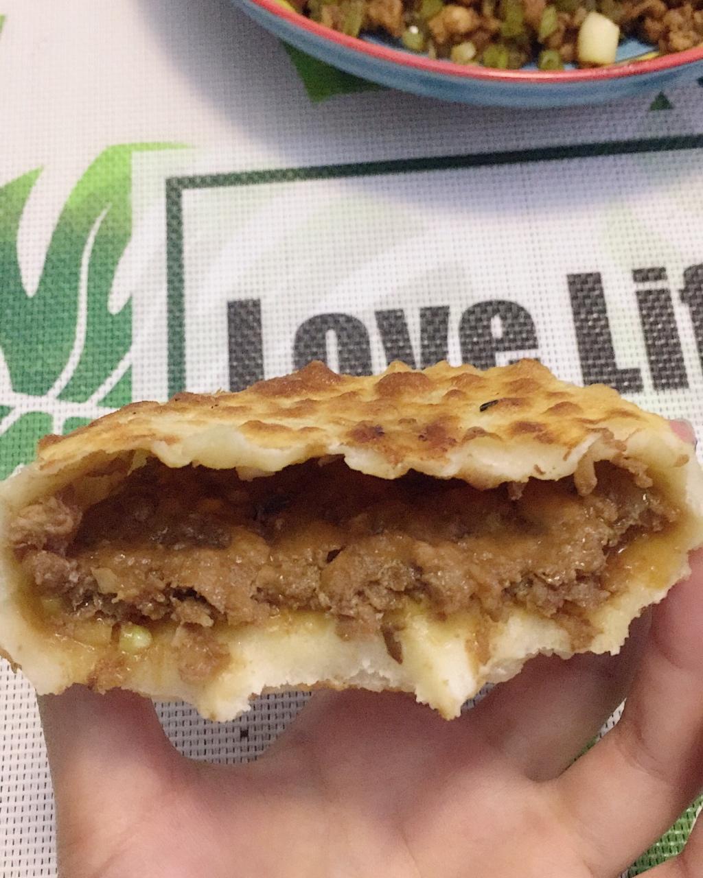 家常酱香肉饼 Minced Pork Pancake