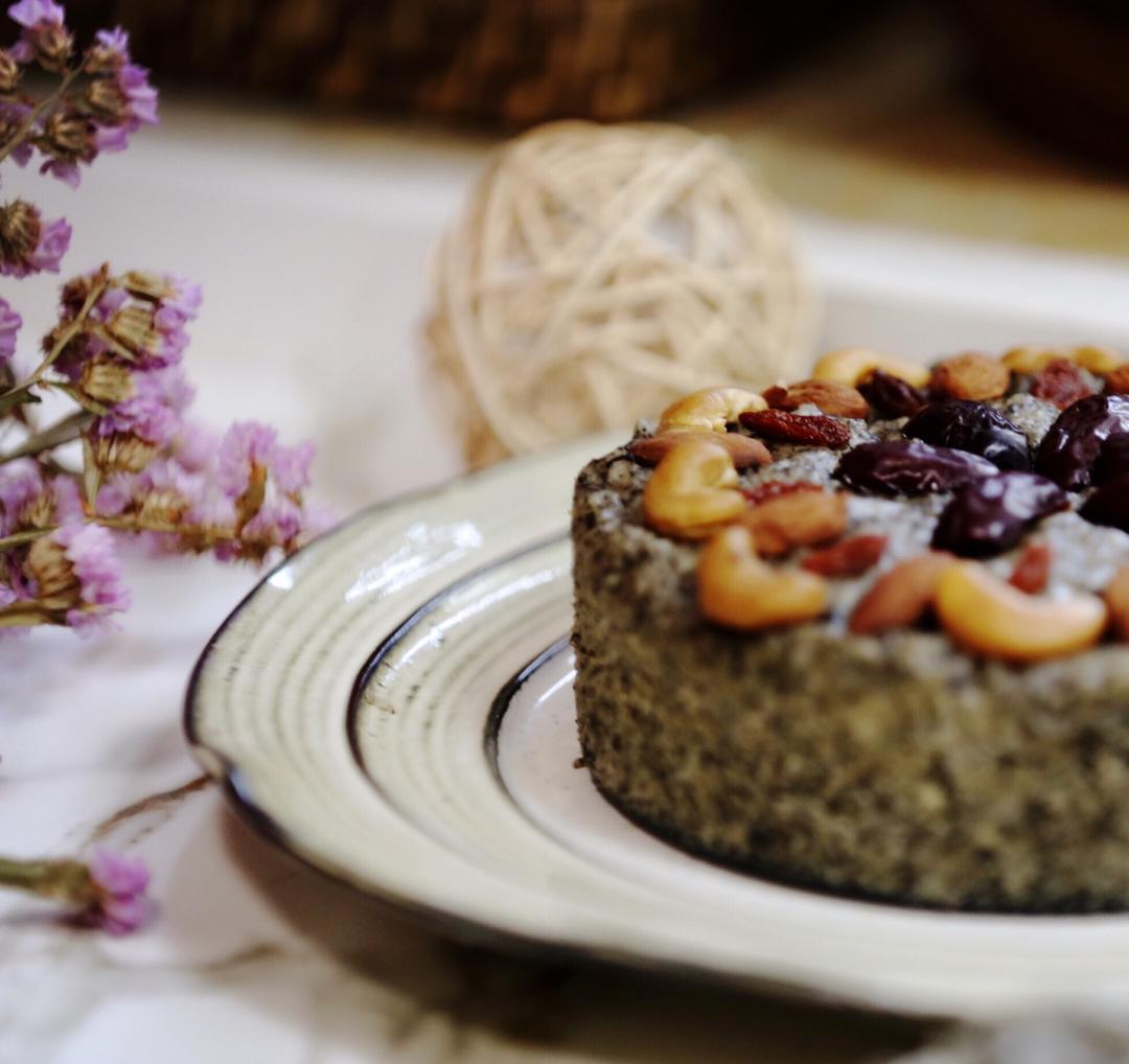 奶香黑芝麻发糕