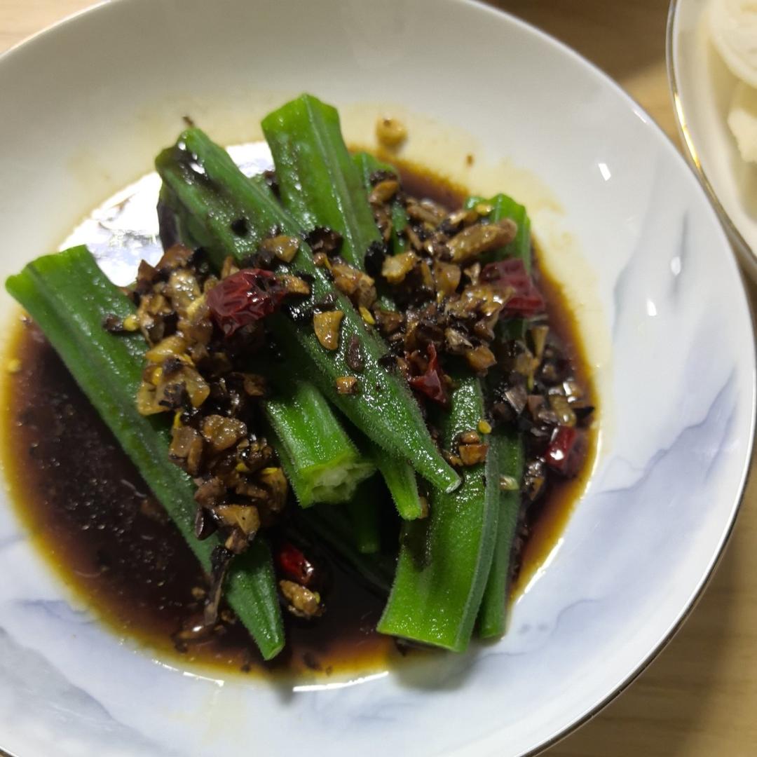 蒜蓉秋葵