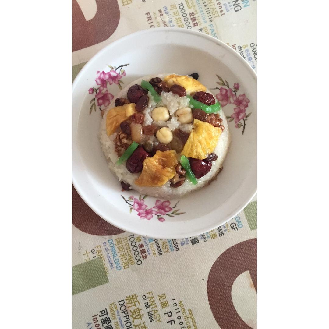 【猪油夹沙八宝饭】古法蒸糯米