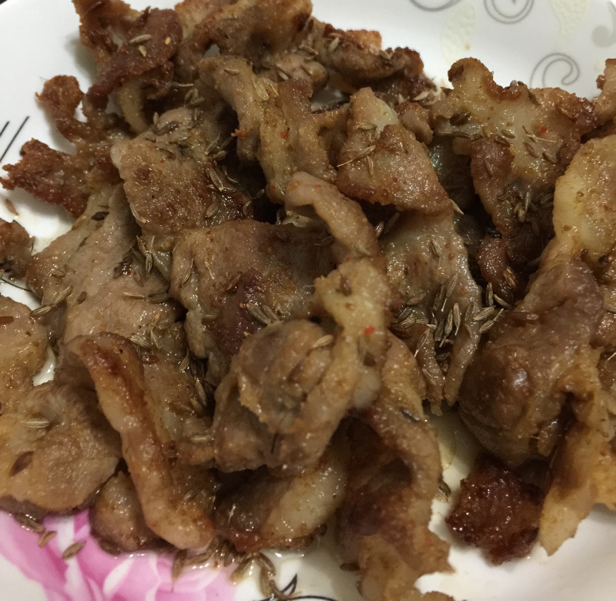 香煎梅花肉