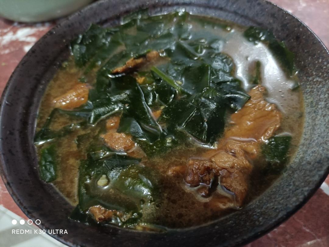 十分钟搞定海带牛肉汤