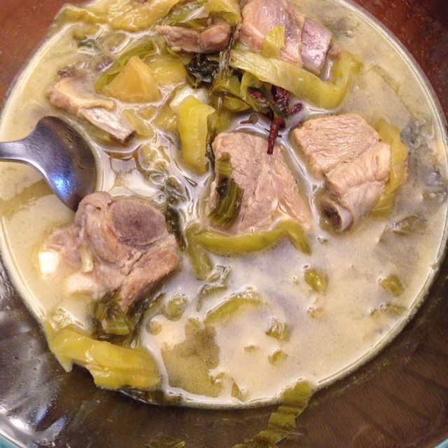 酸菜炖排骨