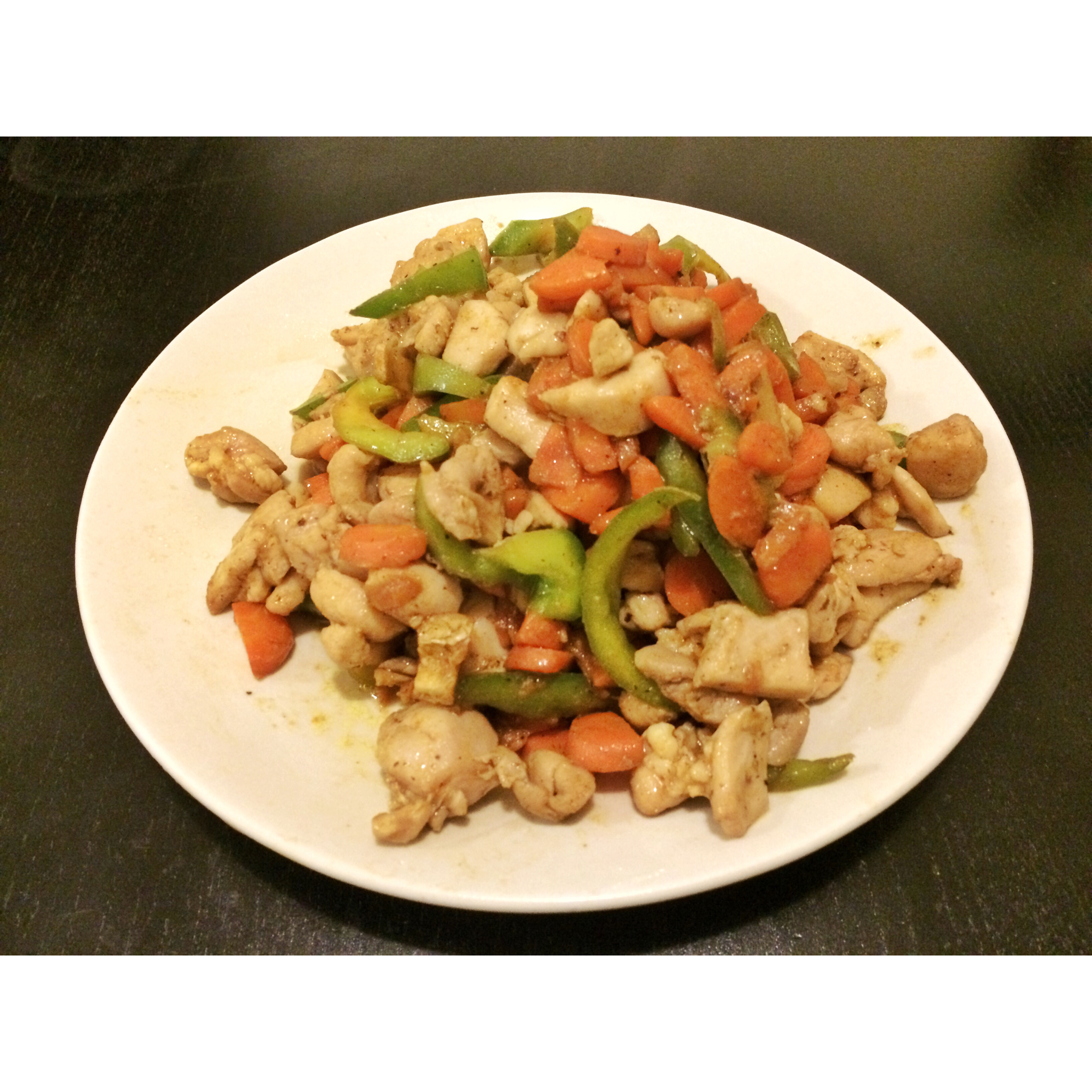 青椒鸡肉胡萝卜