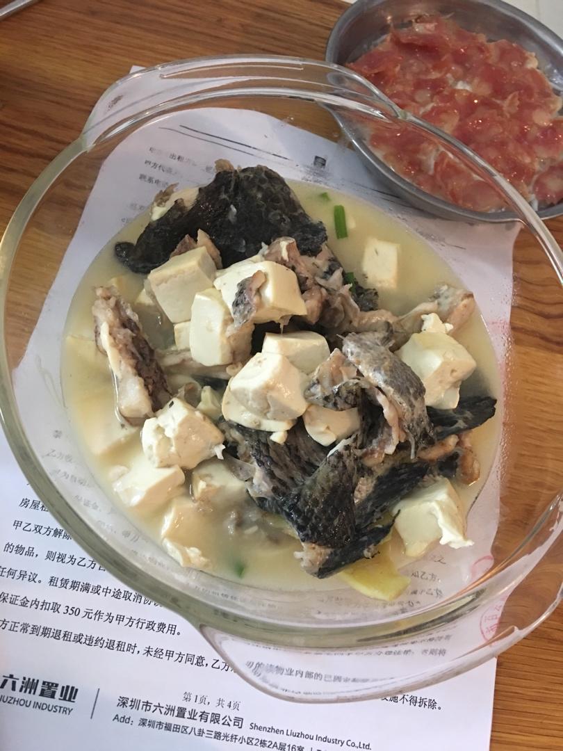 豆腐黑鱼汤