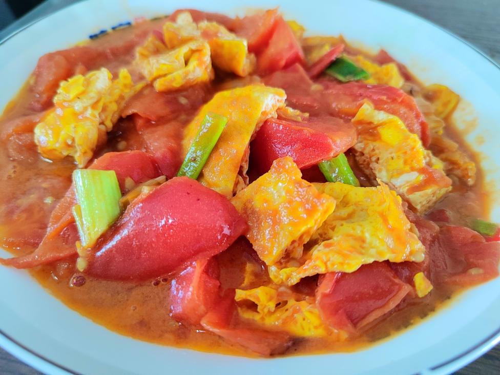 健康少油的番茄炒蛋的做法