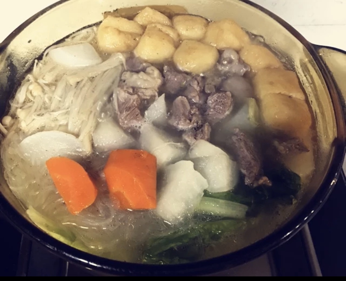 冬天就要喝一碗暖暖的羊肉汤～的做法