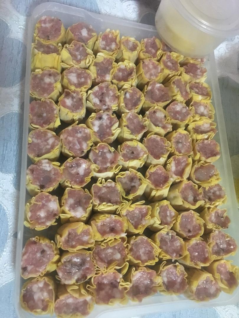 【干蒸烧卖】用三种肉做点心的馅，广东人讲究！