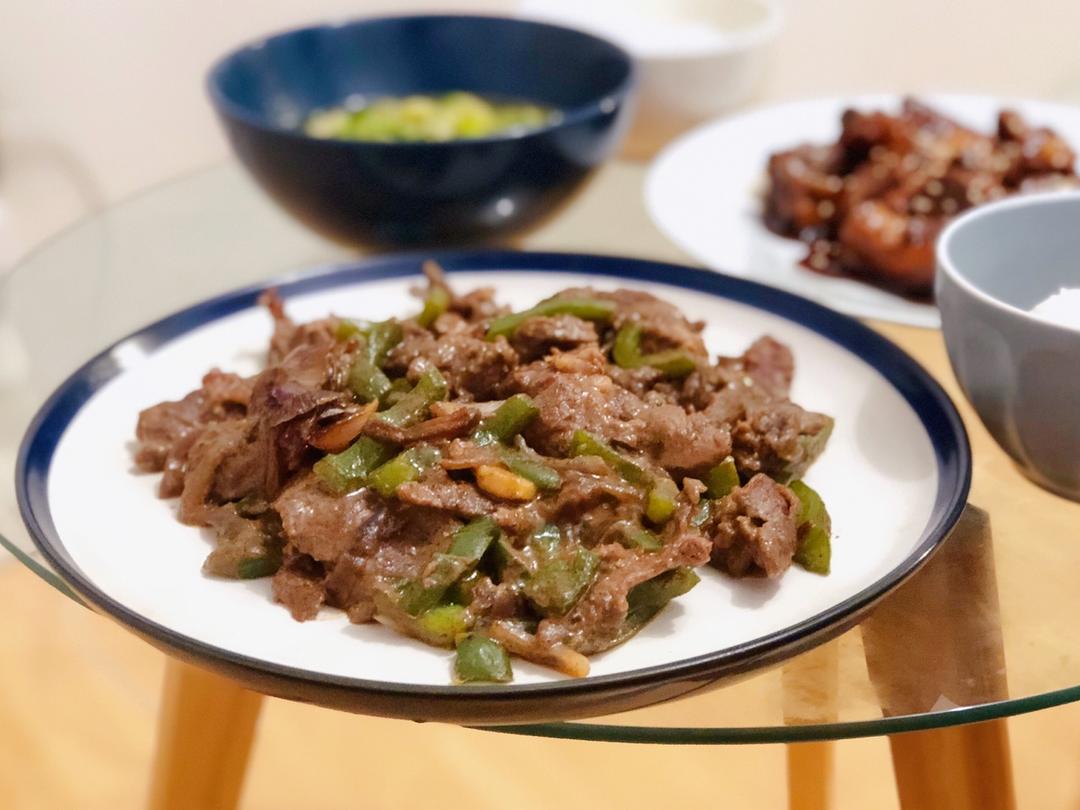 杭椒牛柳黑椒牛柳 终于找到炒出嫩牛肉的办法了 肉片肉丝都适用