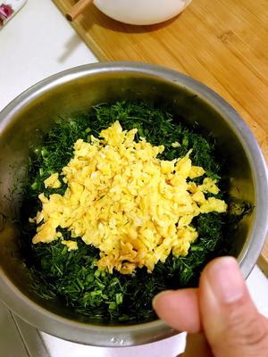 茴香鸡蛋菜盒的做法 步骤3