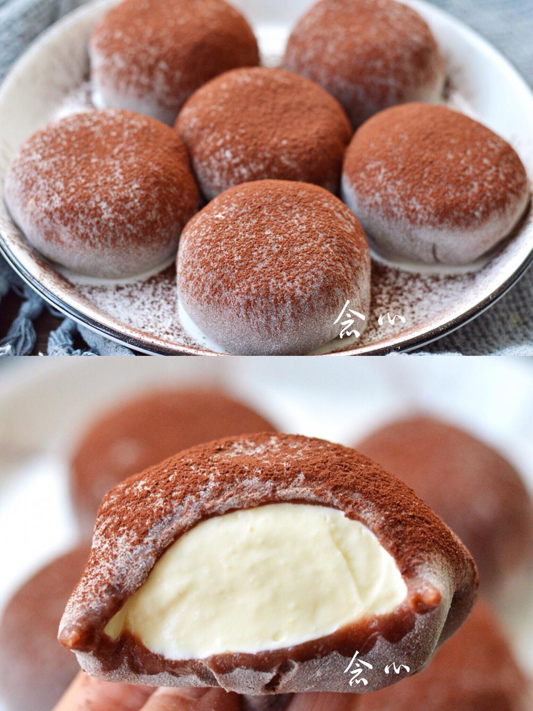 皮薄软糯，口感丝滑的芝士大福的做法