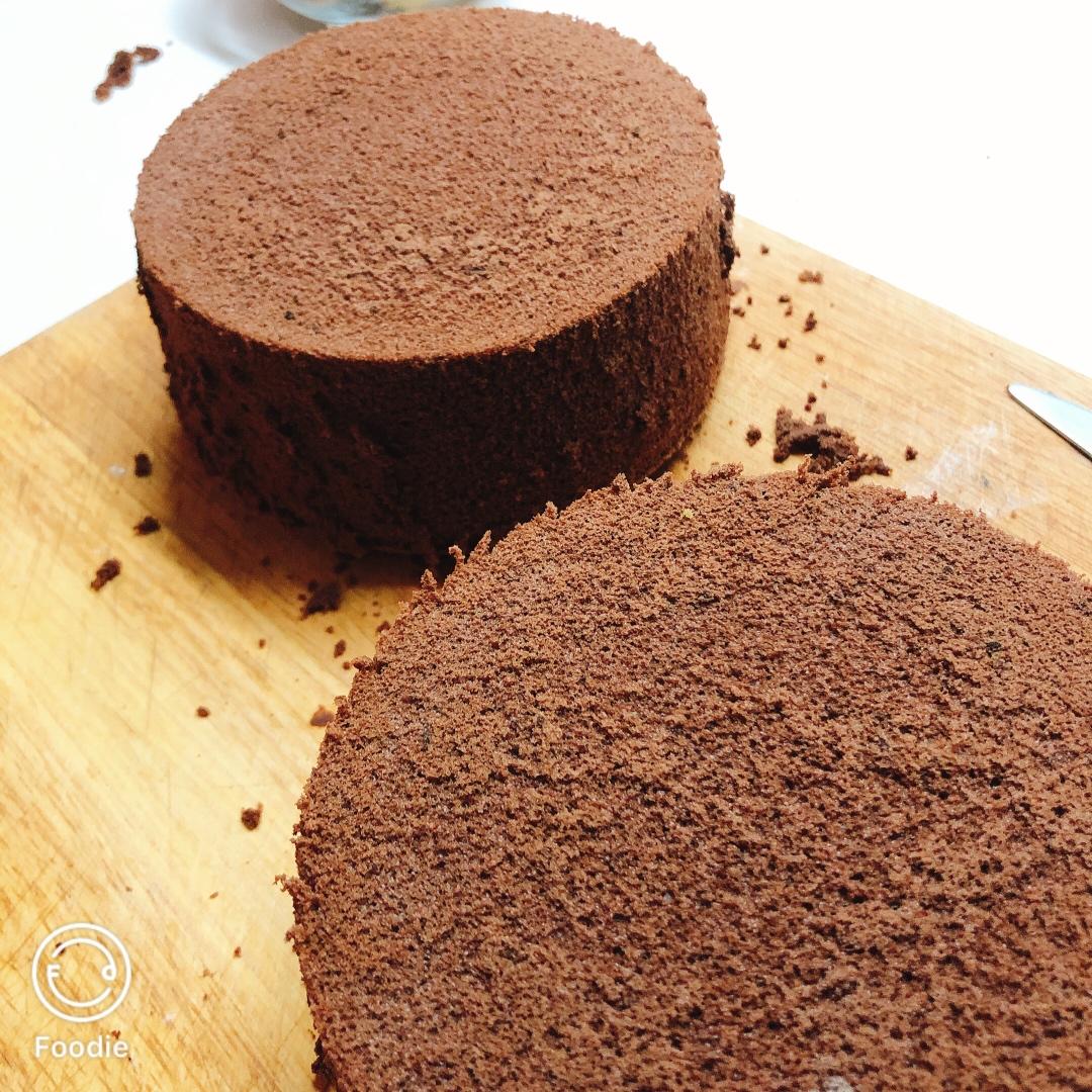 巧克力戚风蛋糕6寸(基础易成功版)