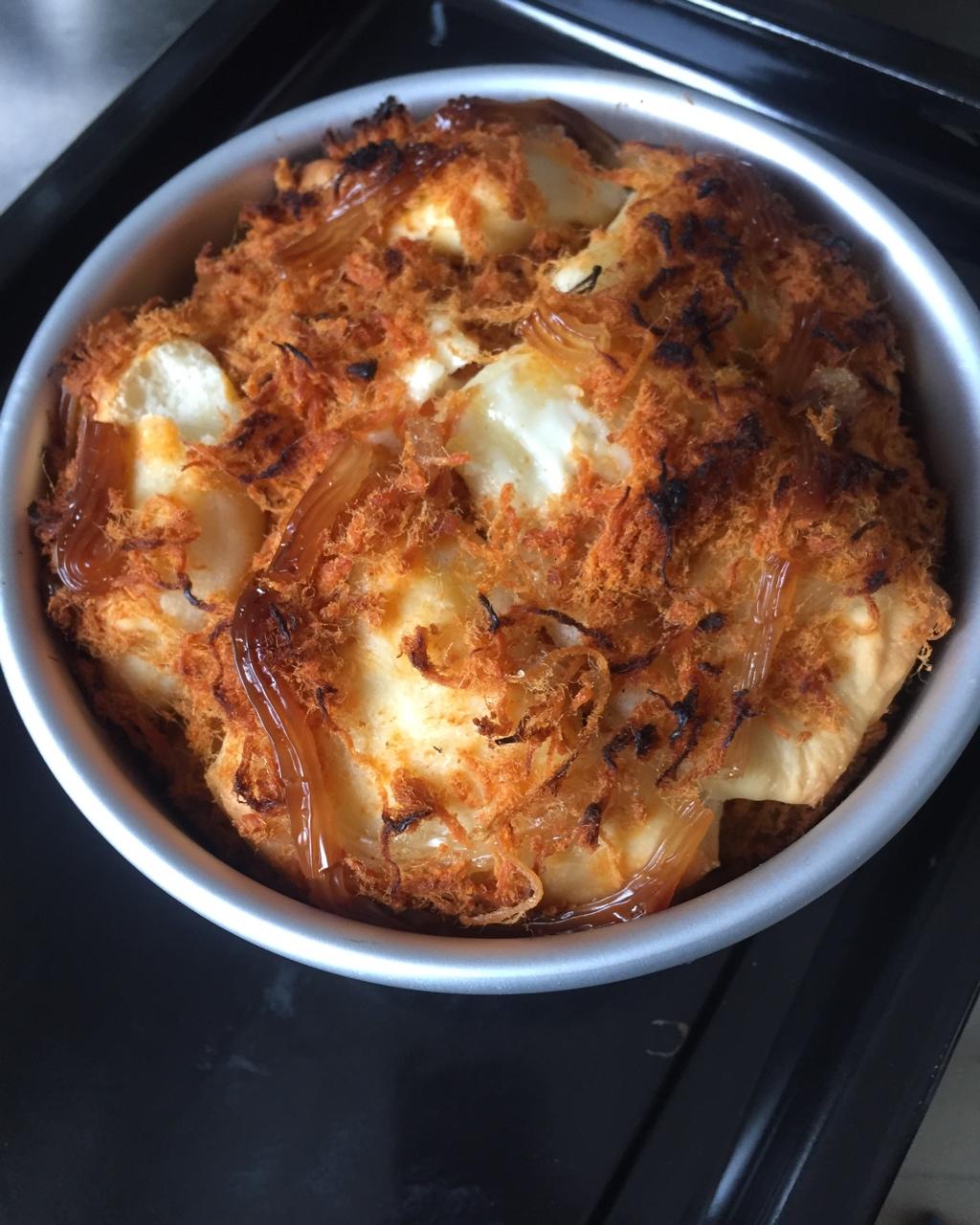 肉松手撕面包—超软会爆浆的面包哟