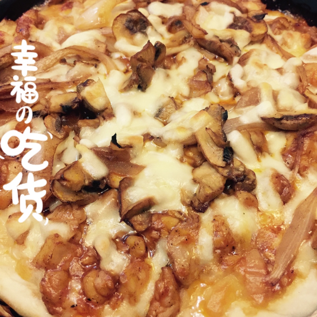 原香烧烤鸡肉比萨