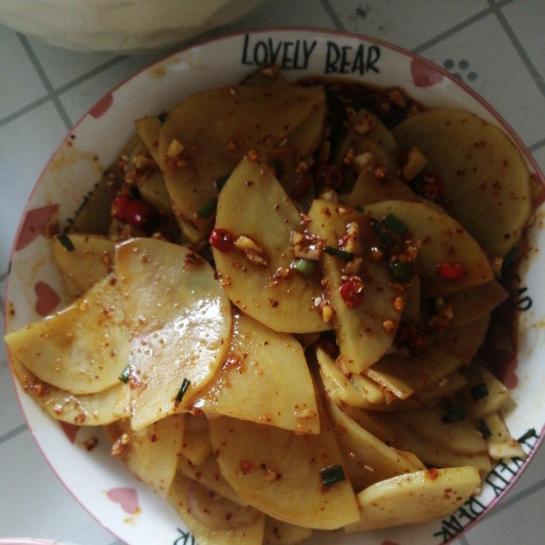 超级简单的香辣土豆片