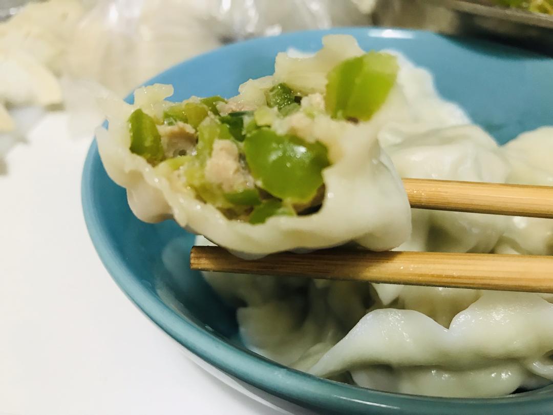 青椒猪肉饺子