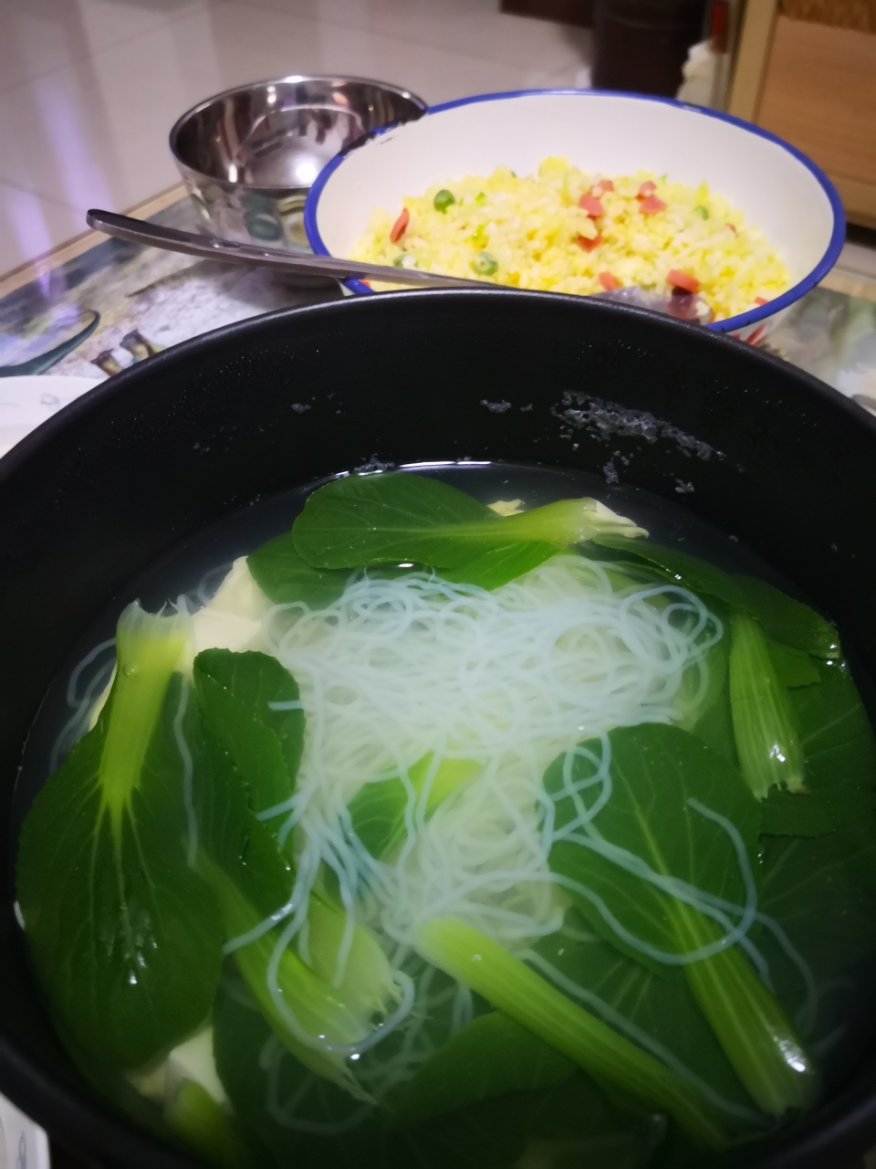 青菜豆腐汤