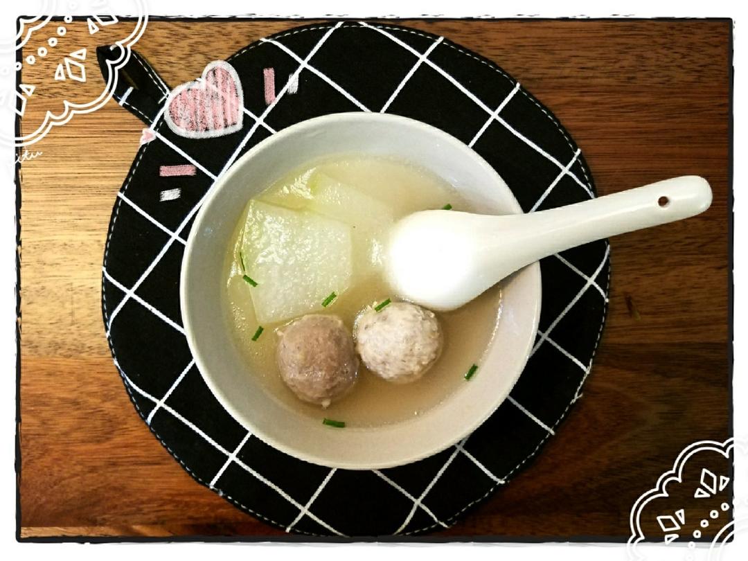 冬瓜汆丸子汤