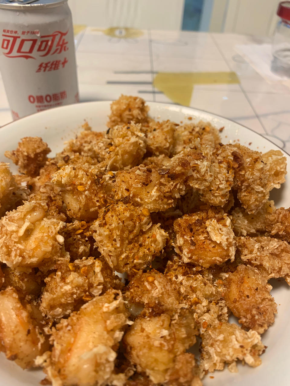 椒盐软炸虾仁～孩子们爱吃的营养美味