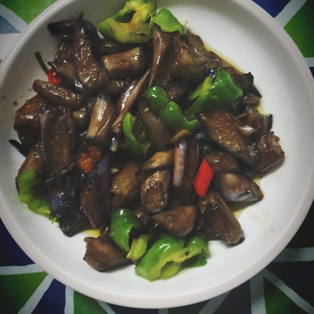 青椒炒茄子