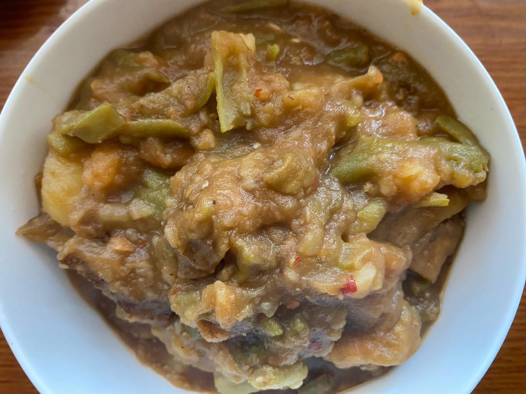 豆角烧土豆茄子