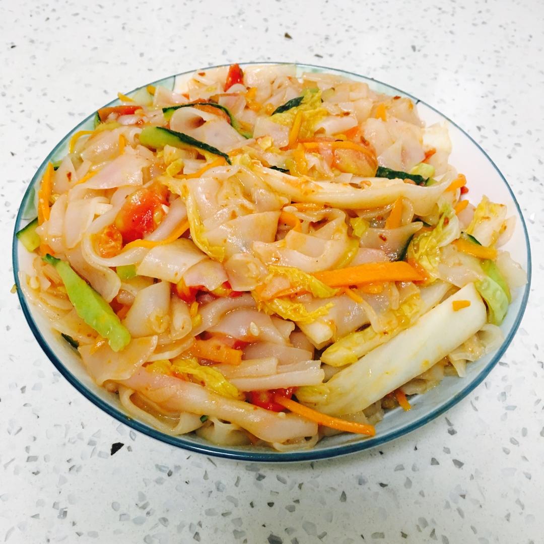 海葵summer做的素炒凉皮