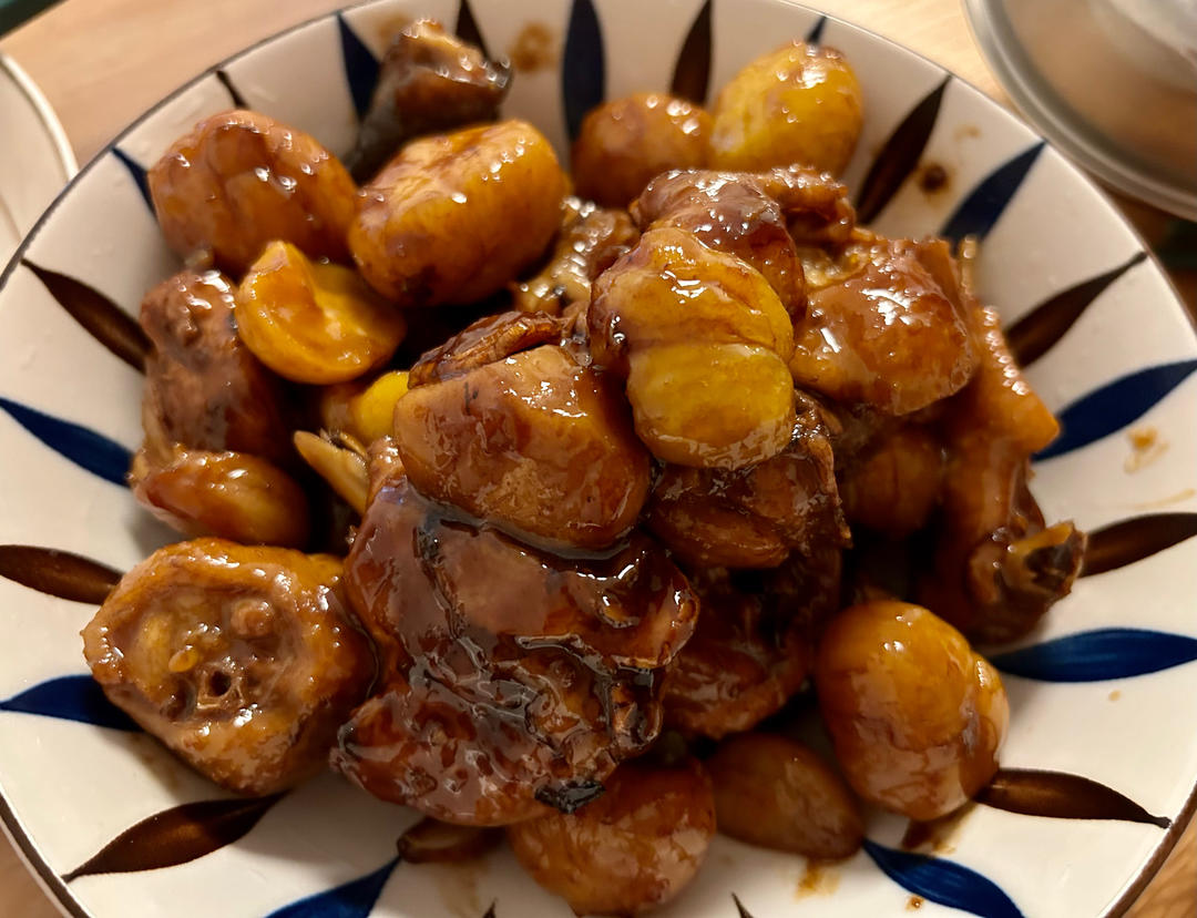 板栗烧鸡块