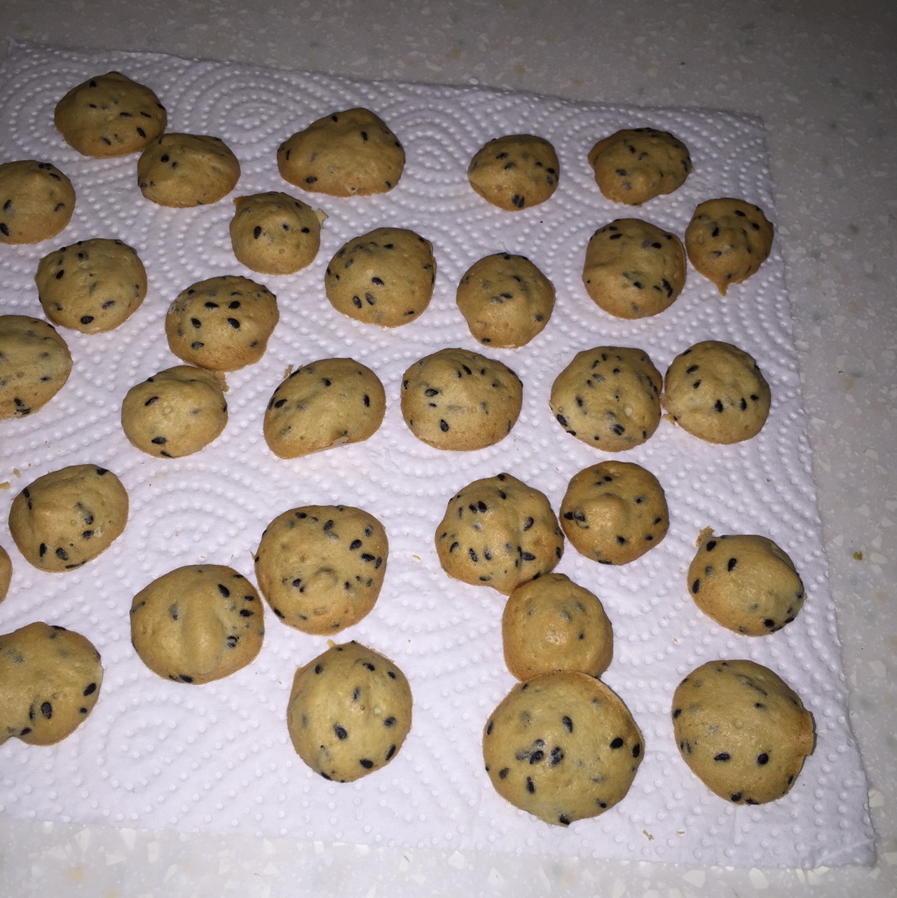 脆脆芝麻蛋白饼