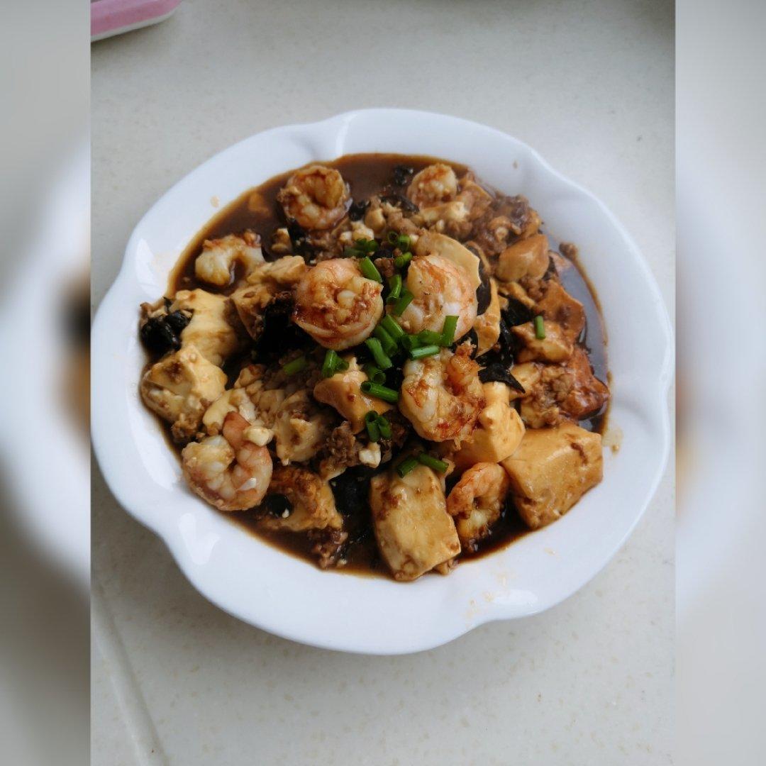 虾仁豆腐