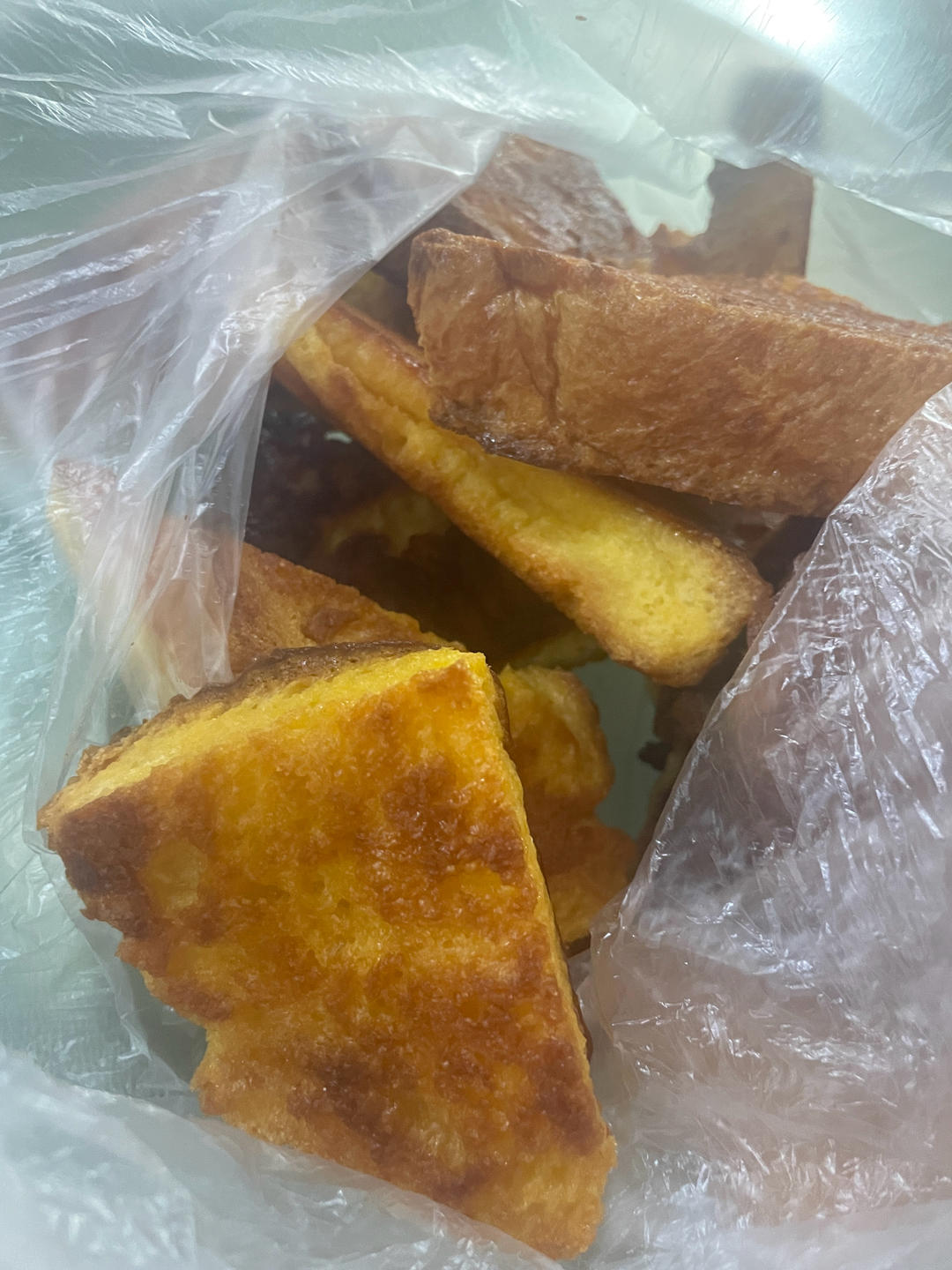 消耗保存四五天的面包的法式奶香片