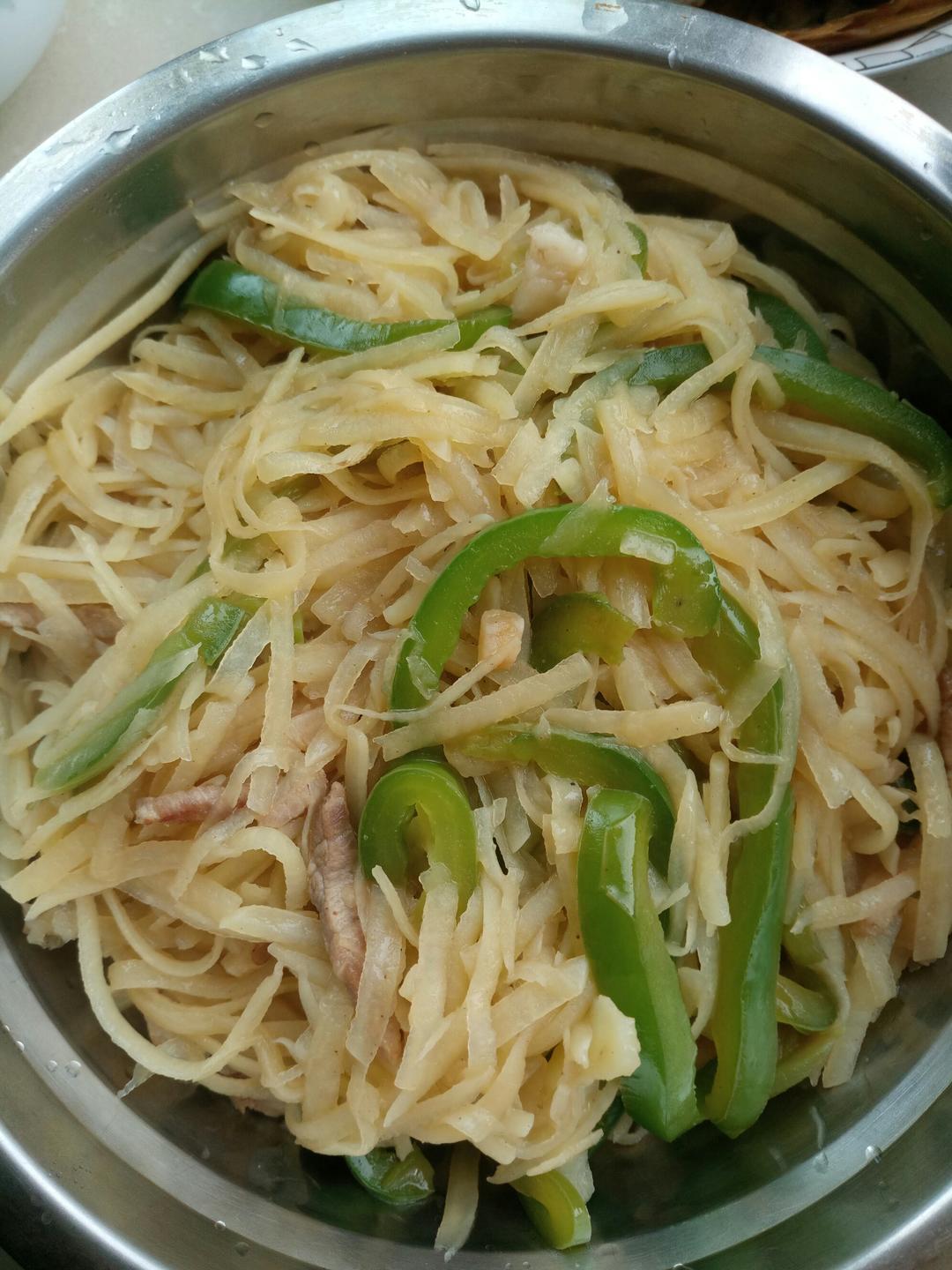 青椒土豆丝