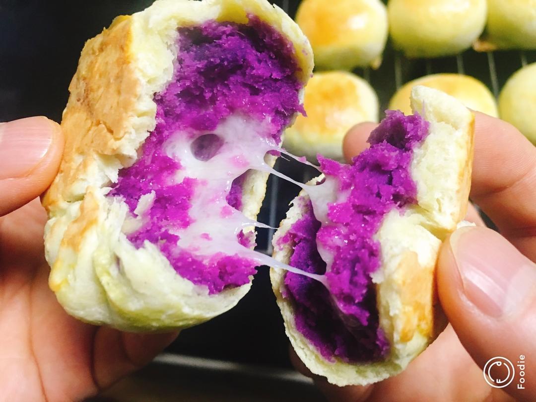 网红紫薯拉丝仙豆糕（加烤箱版）