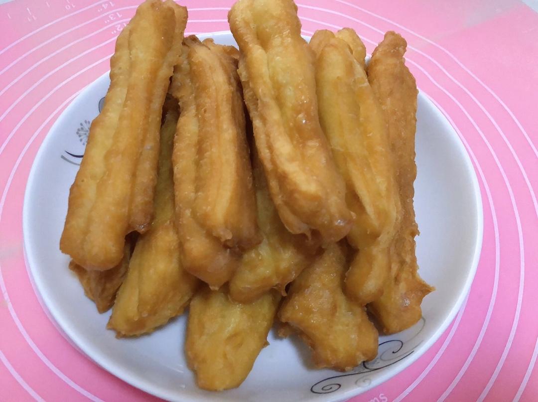 快手早餐～自制油条（酵母版，不含泡打粉、膨松剂）