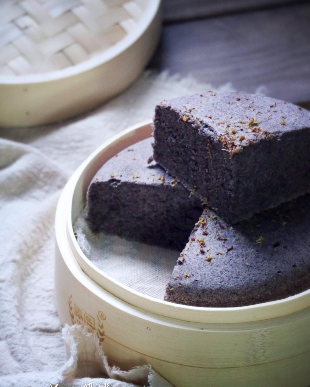 xuan妈咪做的黑米糕