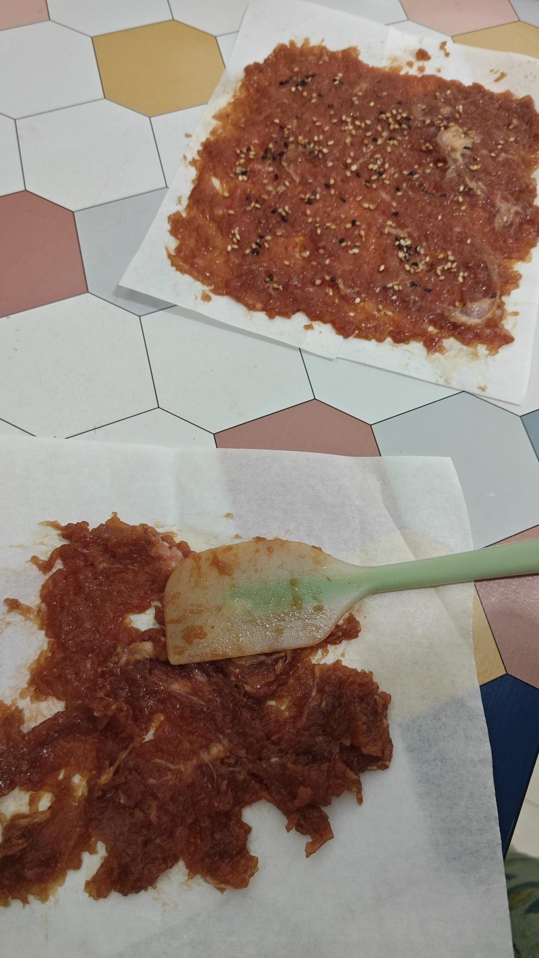 不加淀粉 猪肉脯（好吃得停不下来）