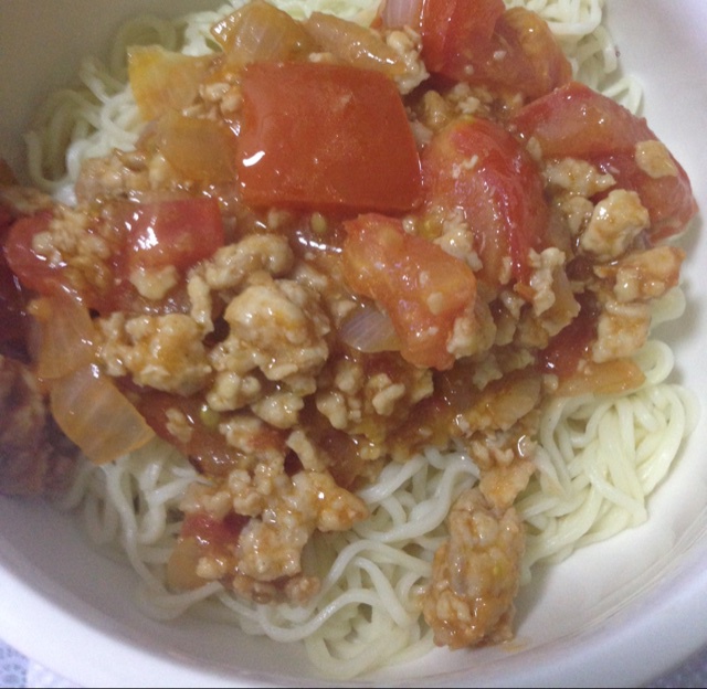 番茄肉酱意大利面