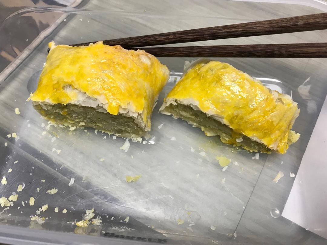 不一样的手抓饼烤番薯