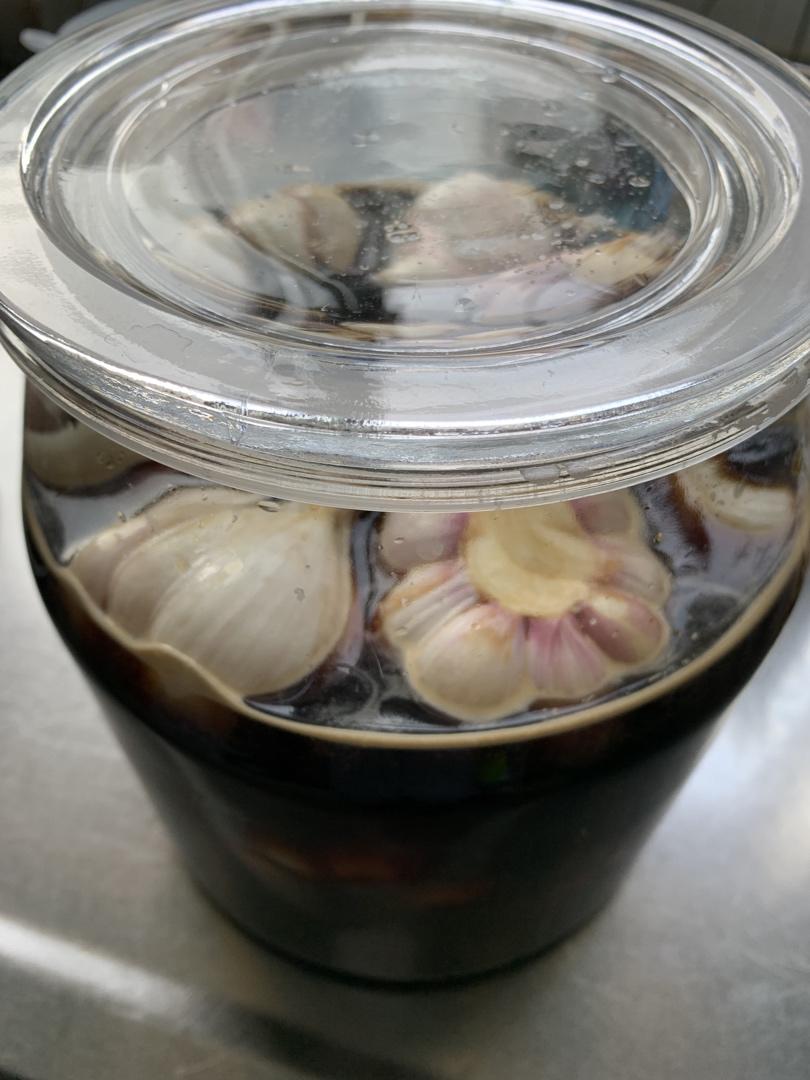 腌甜蒜糖蒜
