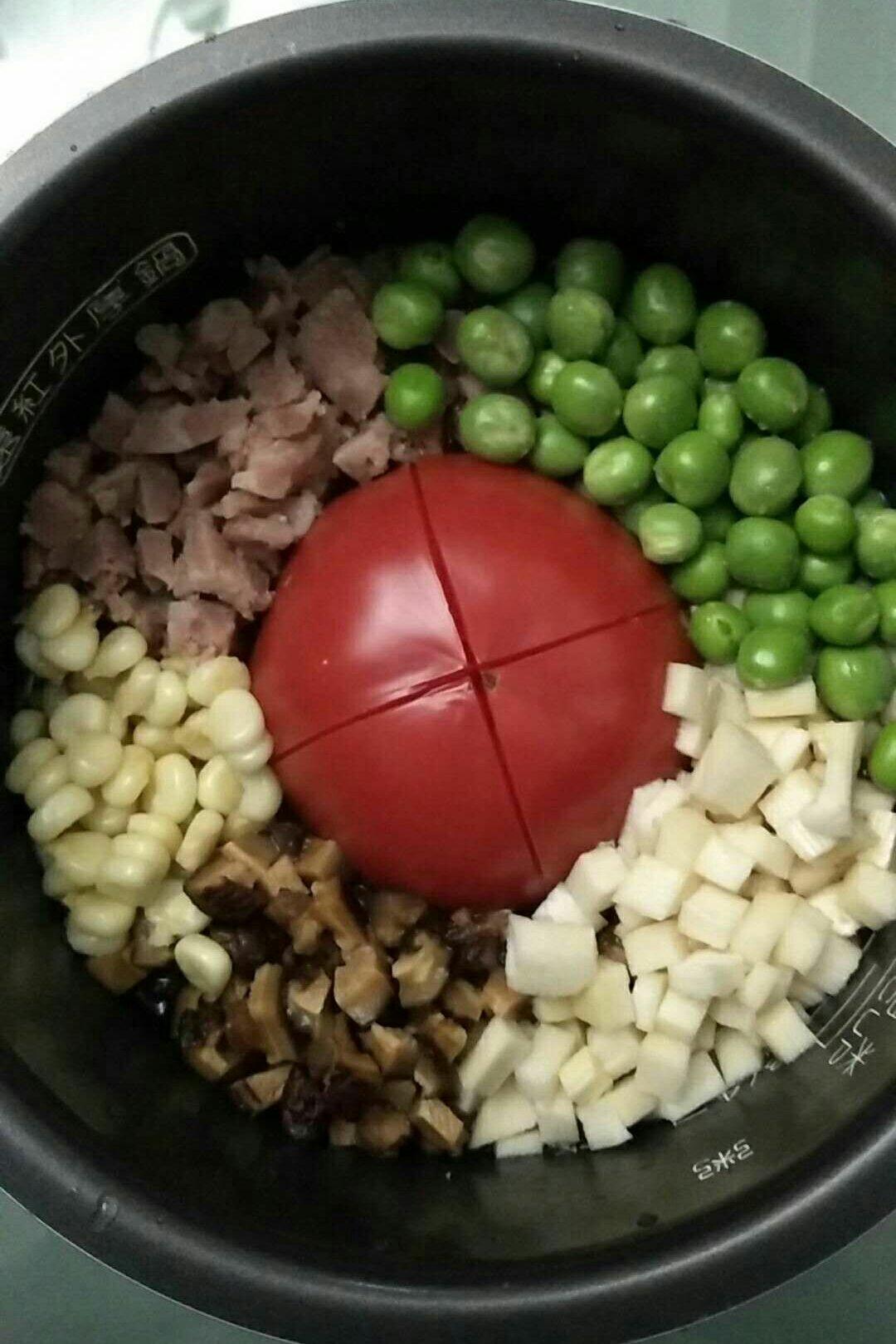 网红焖饭一只番茄饭