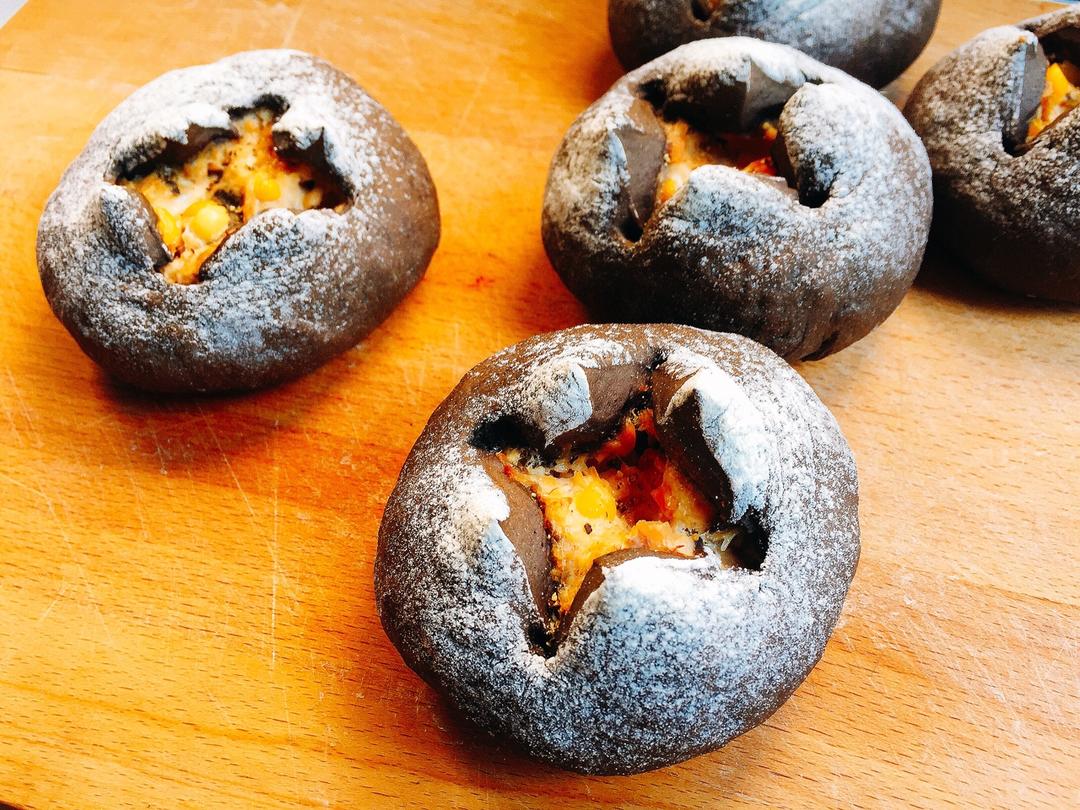 全麦芝士熔岩面包